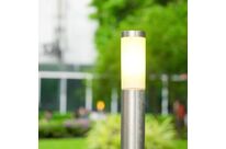 Borne de Jardin Acier Inoxydable 80cm pour Ampoule E27 IP44