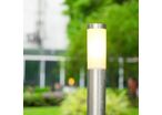 Borne de Jardin Acier Inoxydable 80cm pour Ampoule E27 IP44