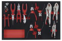 Jeu de pinces Foam4x4 tray 11 pièces Teng Tools TTEMB11