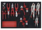 Jeu de pinces Foam4x4 tray 11 pièces Teng Tools TTEMB11