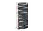 Armoire à tiroirs CUBIO - Hauteur 1600 mm