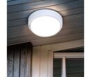 Plafonnier LED Extérieur Rond 15W Blanc IP65 Ø140 mm - Blanc Froid 6000K - 8000K