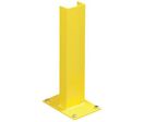 Mottez - Protection Rack Extrémité Madrier Double Hauteur - Jaune 46cm - Acier Robuste