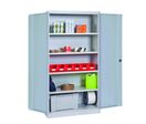 Armoire d'atelier à portes battantes 4 étagères 1000*450*1950mm