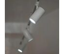 Spot LED sur rail 80° Monophasé pour ampoule GU10 - Blanc