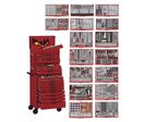 Servante d'atelier rouge édition 1011 pièces Mega Master set Teng Tools TCMM1011NV