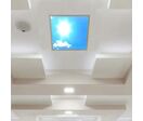 Pack de 4 - Panneaux LED 60x60 Slim 45W CIEL (motif complet)