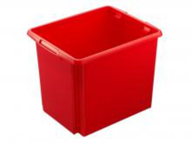 Caisse de rangement utlilitaire 36x45x36cm grise