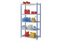 Rayonnage de sécurité avec bac de rétention fixe