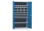 Armoire D'atelier Bleue Hxp=1950x440mm 14 Cases
