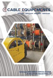 Catalogue Catalogue machines - CABLE EQUIPEMENTS