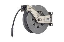 Zeca - Enrouleur Inox Haute Pression Air &amp;amp; Eau 18m - 200 Bar - Idéal Huile &amp;amp; Eau