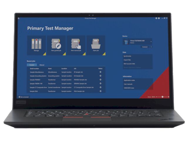 Logiciel de test et de gestion | Primary Test Manager (PTM)
