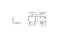 Interrupteur Double 15A 250V Vert