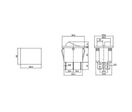Interrupteur Double 15A 250V Vert