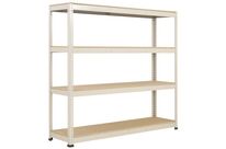 Rayonnage Rapid 1 1980x2440x915-4 Niveaux-agglomérés-ral7032