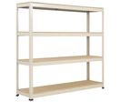 Rayonnage Rapid 1 1980x2440x915-4 Niveaux-agglomérés-ral7032