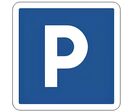 Panneau indication parking gratuit C1a 350x350mm