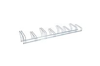 Manutan Expert - Râtelier à vélos 8 places Côte à côte - Acier zingué Gris - 3290x410x480mm - Durable et Écologique