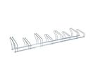 Manutan Expert - Râtelier à vélos 8 places Côte à côte - Acier zingué Gris - 3290x410x480mm - Durable et Écologique