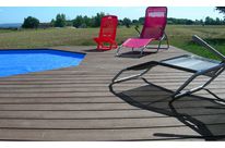 Extrusion Lame de terrasse en bois composite