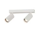 Plafonnier 2 Spots Orientables pour Ampoule GU10 - Noir