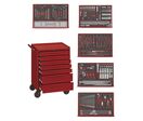 Servante rouge foam mini master set 7 tiroirs Teng Tools TCEMM385EV