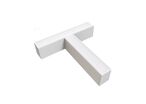 Connecteur 12W pour Luminaire Suspendu Interconnectable en T - Blanc