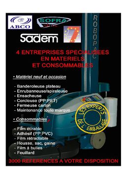 Catalogue de nos consommables