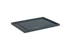 UTZ - Couvercle pour bac norme Europe 800x600 mm Anthracite - Polypropylène - Usage alimentaire - Recyclable