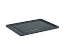 UTZ - Couvercle pour bac norme Europe 800x600 mm Anthracite - Polypropylène - Usage alimentaire - Recyclable