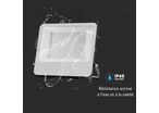 Projecteur LED Gris 100W 185lm/W - Blanc Neutre 4000K - 5500K