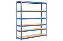 Manutan Expert - Rayonnage Charge Lourde Rapid 1 - 2440x2440x610mm - 6 Niveaux - 545kg/Niveau - Montage Facile