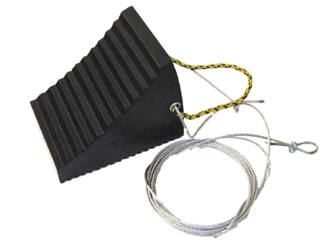 Cale de roue caoutchouc