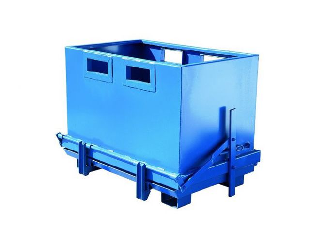 Benne à fond ouvrant 700 L.