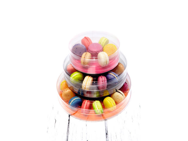 boite ronde pour macarons