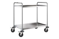 Blanco - Chariot à plateaux inox 2 niveaux - Charge 120kg - 18kg - 950mm H