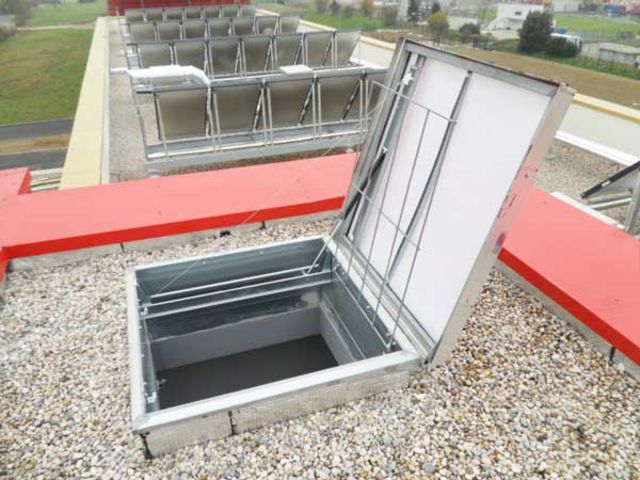 Lanterneau De Desenfumage Ecofeu 110 Sce Contact Kingspan Light Air