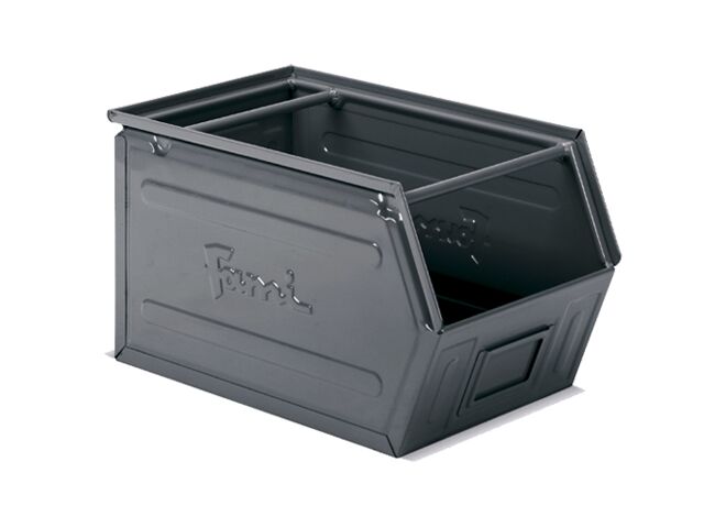 Bac à bec métallique verni double barre 42 litres