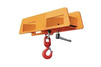 Bauer - Patin de fourche double pour gerbeur - Orange - 1500 kg - Acier peint - 21 kg