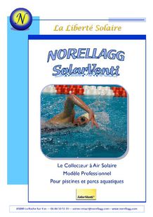 Collecteur à Air Solaire - Modèle Professionnel : Pour Piscines et Parcs Aquatiques...