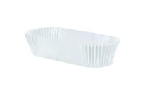 Caissette plissée 82 blanche barque 72x28x20mm (x1000) Firplast