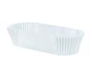 Caissette plissée 82 blanche barque 72x28x20mm (x1000) Firplast