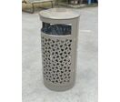 Corbeille urbaine pour déchets avec finition décorative | Wellington Vigipirate Design