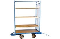 Remorque monotrace avec dossiers grillagés, 500 kg