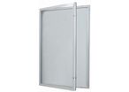 AME - Vitrine d'affichage extérieur 70x100 cm - 9 feuilles - Fond gris magnétique - 2 serrures