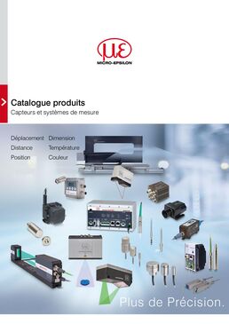Catalogue produits Micro-Epsilon