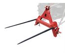Fourche à balles 800 kg - Longueur utile 675 mm - Pour tracteur - Attelage 3 points Torros TABV0095