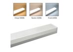 Réglette LED 120cm Blanche 48W IP20 CCT