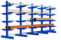 Rayonnage cantilever charges longues 